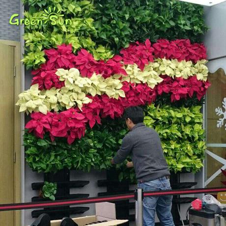 greensun簡易積木植物墻體立體垂直綠化陽臺室內(nèi)外家庭花盆裝飾墻