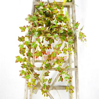 優(yōu)質(zhì)廠家常年供應(yīng)仿真植物壁掛 仿真地瓜藤 人造植物吊蘭 可裝飾服裝店室外燒烤店